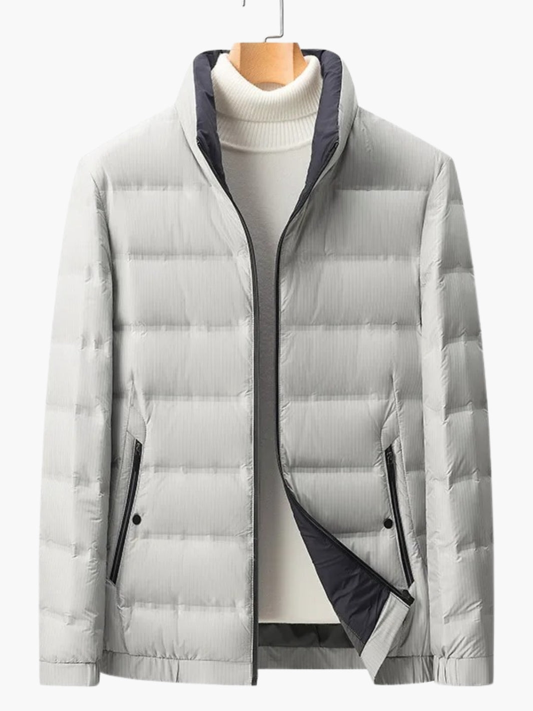 Manteau Doudoune Chaud en Duvet de Canard Blanc de Haute Qualité pour Homme