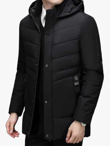 Manteau Doudoune Épais et Coupe-Vent pour Homme